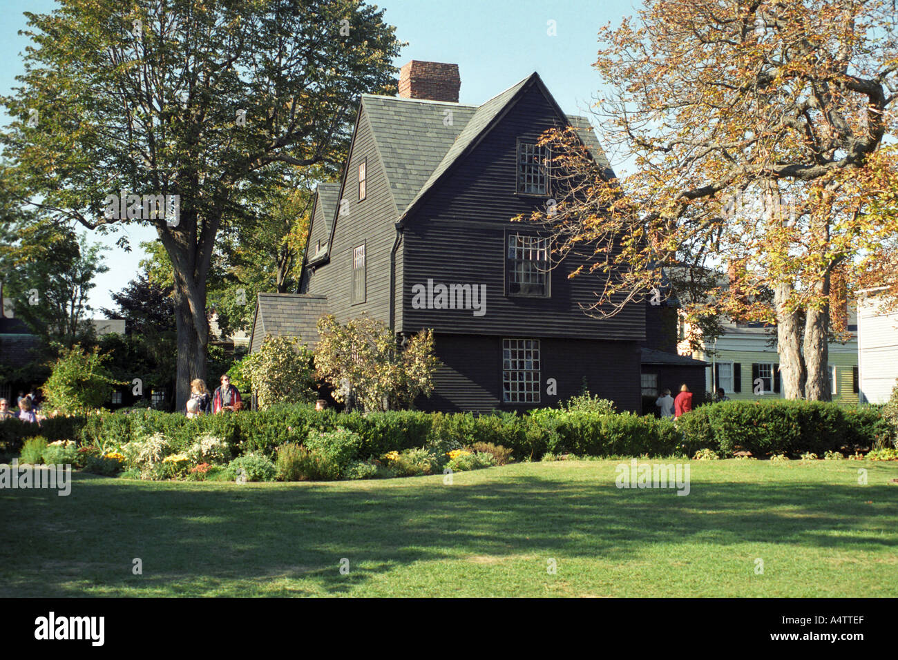 House of Seven Gables House that inspired the Hawthorne Novel Stock