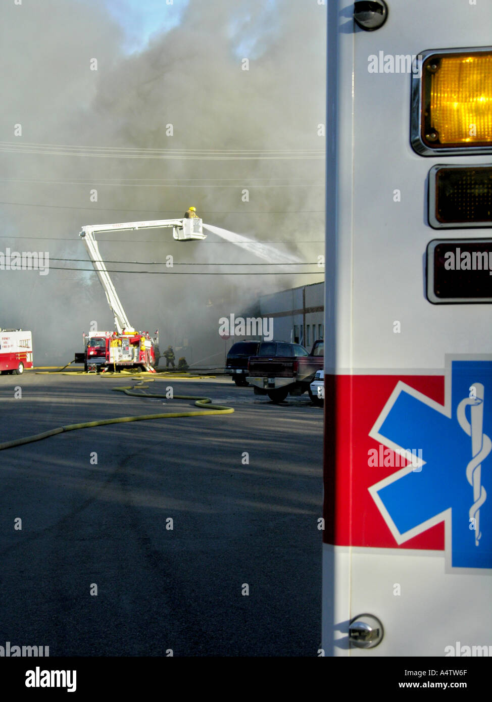 Fire Truck and Ambulance Stock Photo Alamy