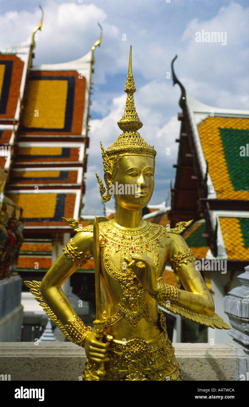 Statue Royal Palace Bangkok Thailand 2 Stock Photo