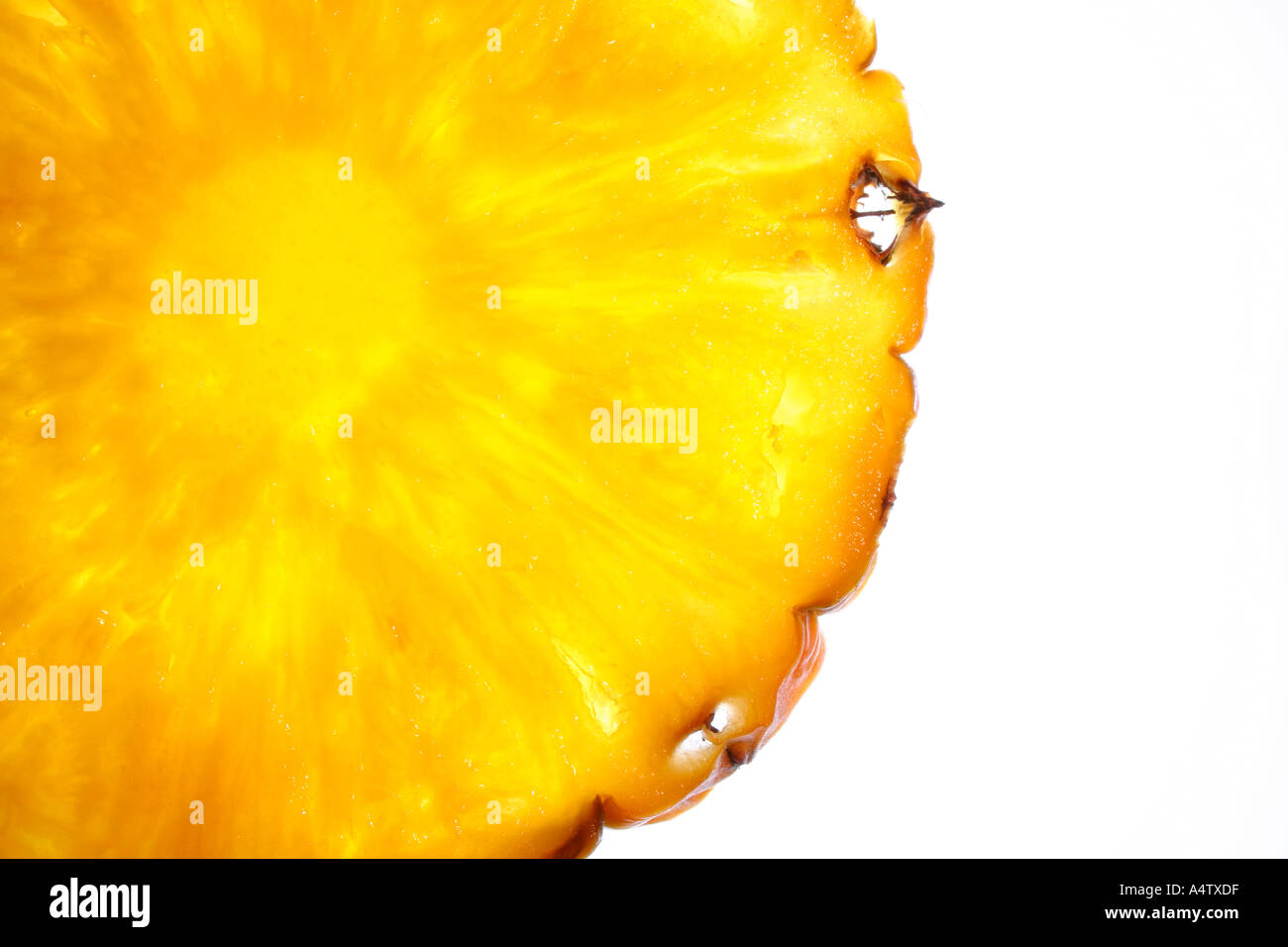 Pineapple slice Stock Photo