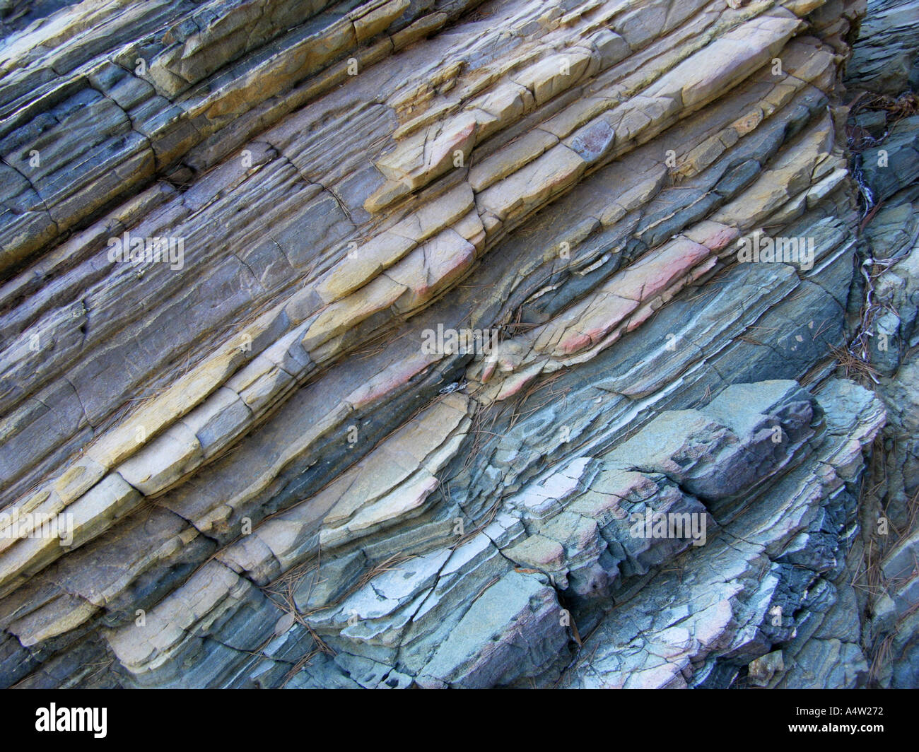 stone formation sedimentary rock brittle stone disks quarry at COTE D