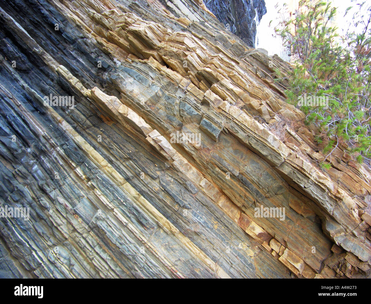 stone formation sedimentary rock brittle stone disks quarry at COTE D