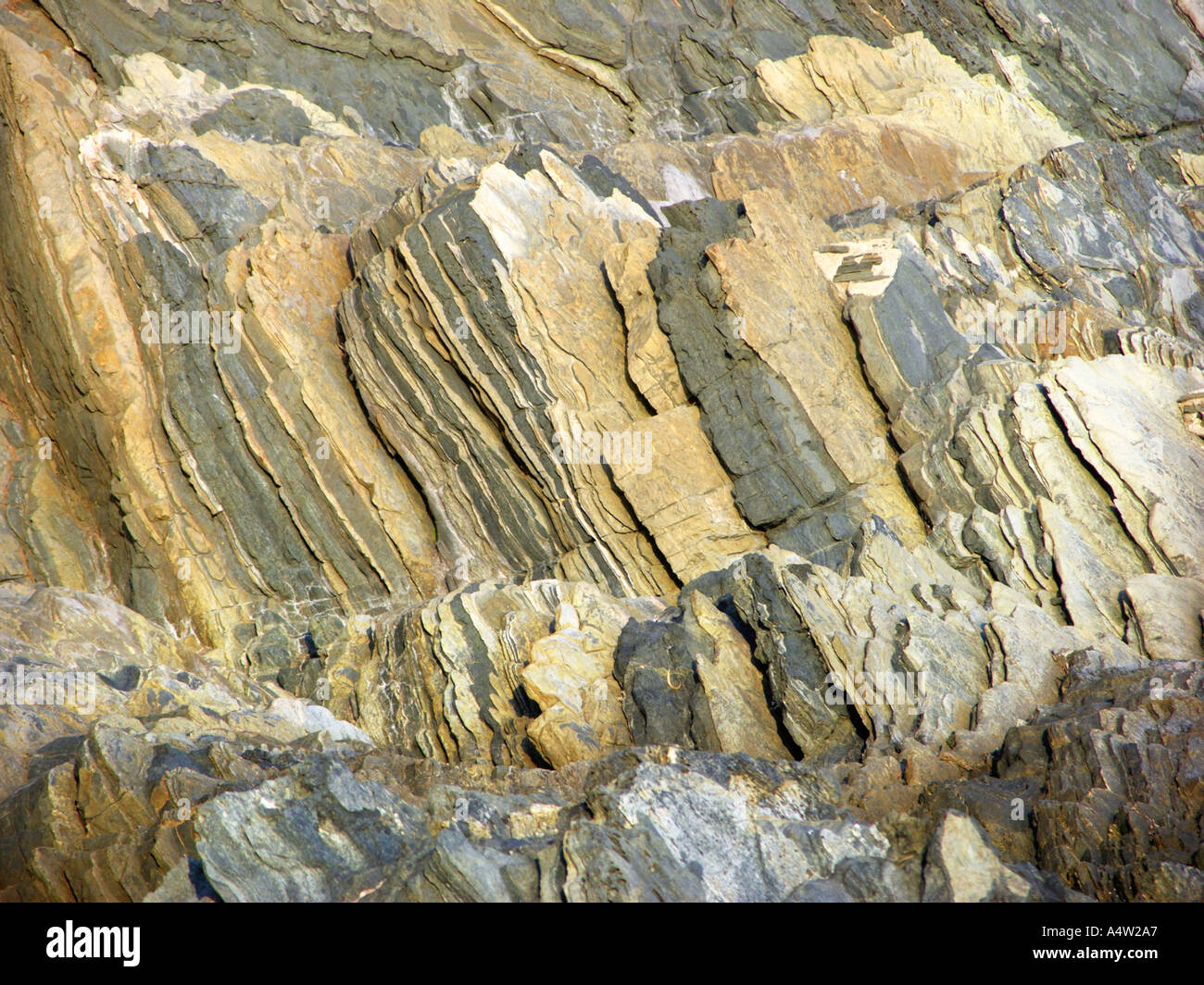 stone formation sedimentary rock brittle stone disks quarry at COTE D AZUR Stock Photo Alamy
