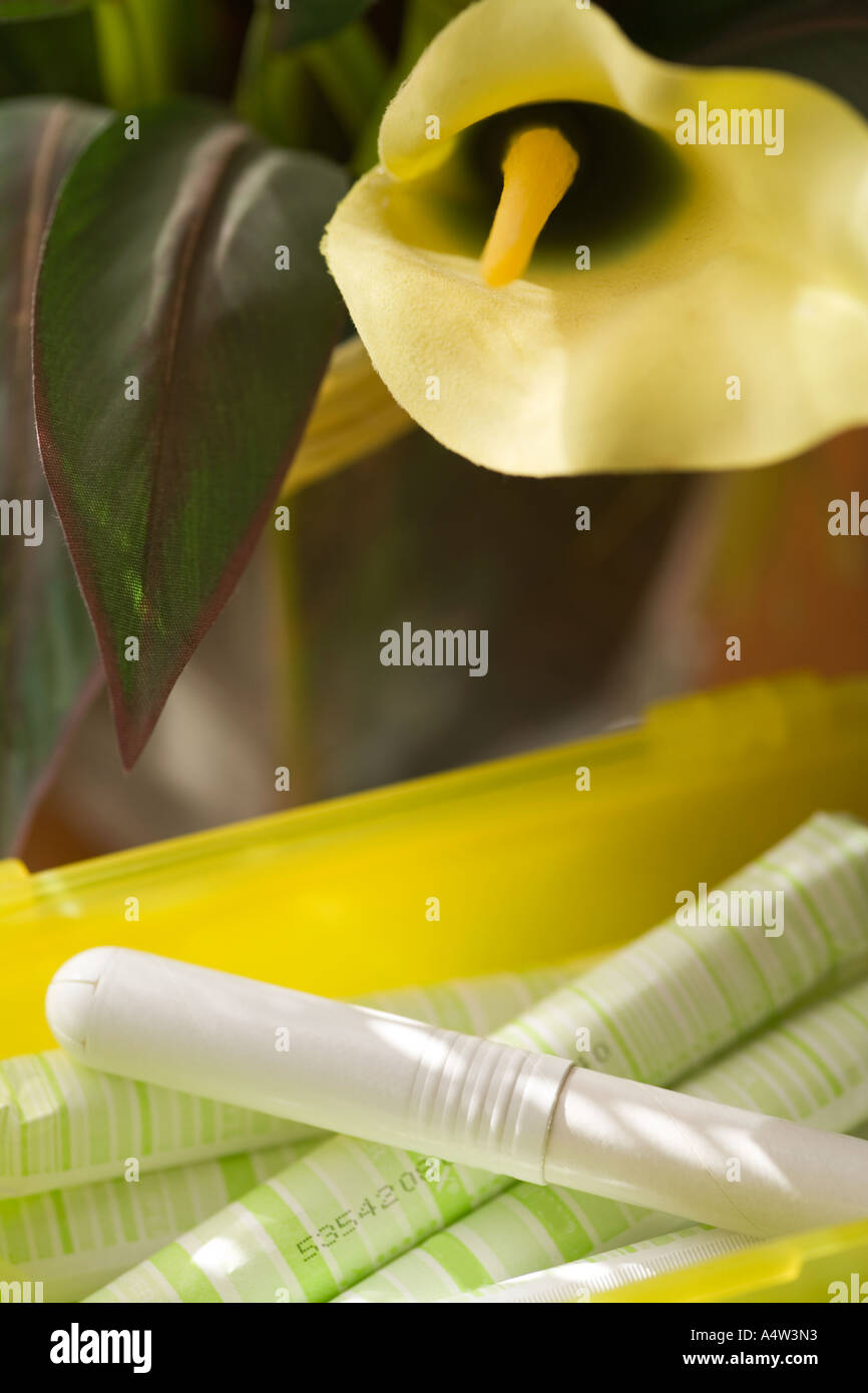 tampons in the box Stock Photo Alamy