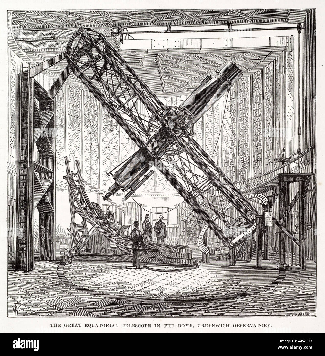 equatorial telescope Greenwich London uk observatory astronomy science