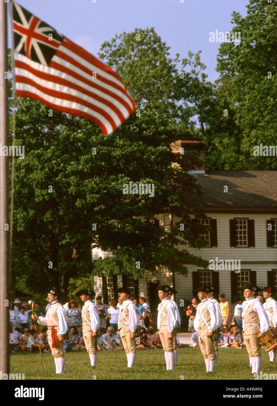 USA. Virginia. Colonial Williamsburg. Parade Stock Photo Alamy