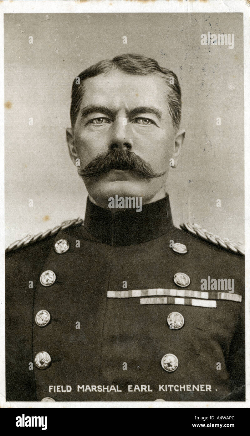 Field Marshal Kitchener Stock Photo - Alamy