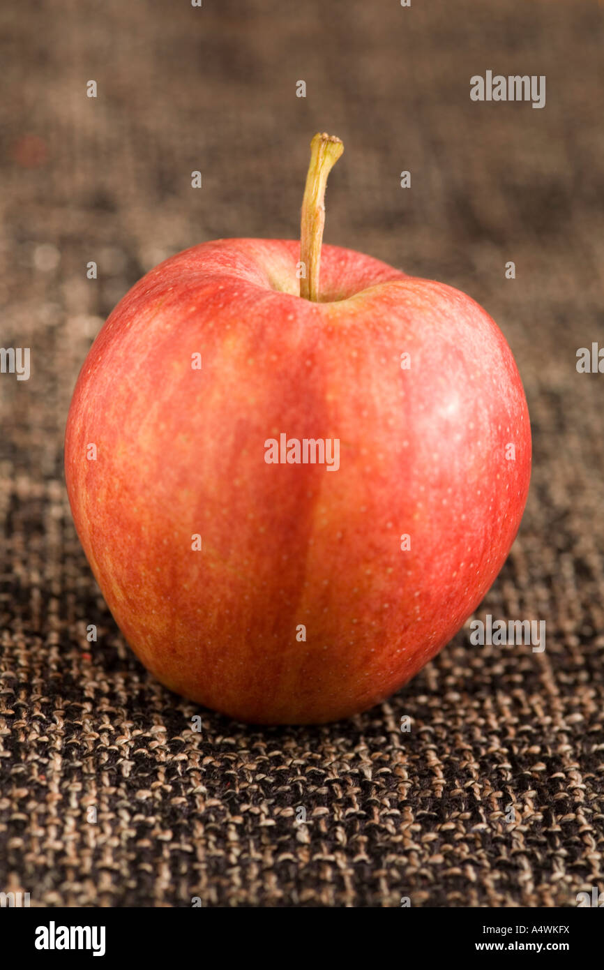 Single apple Stock Photo