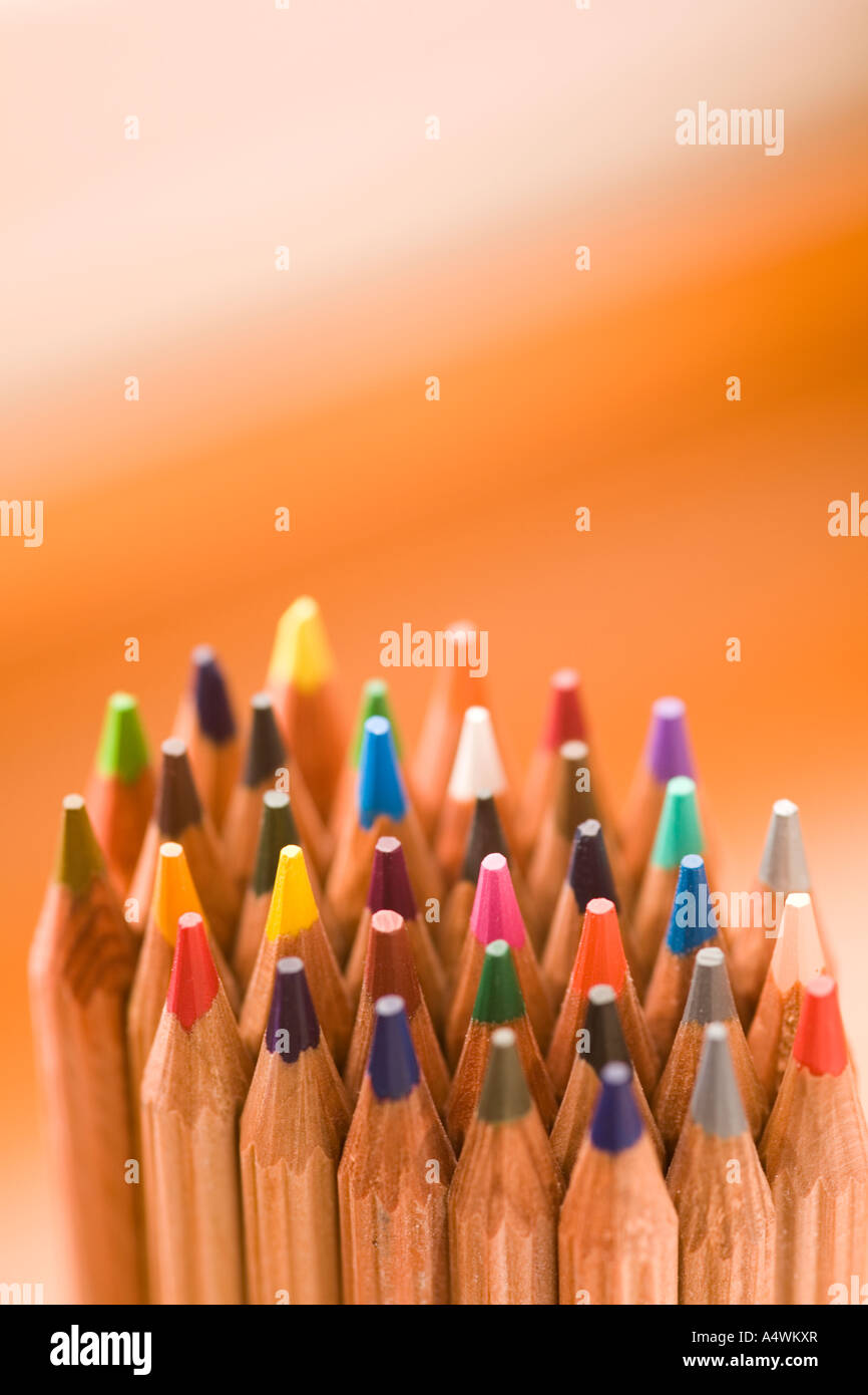 Colorful pencils Stock Photo