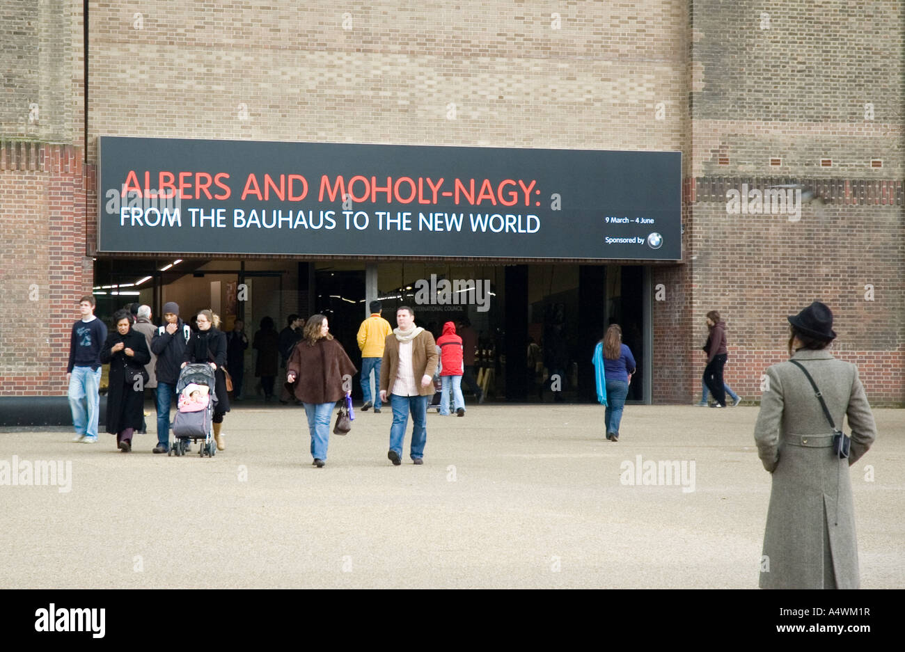 Albers and Moholy-Nagy from the Bauhaus to the New World exhibition at the Tate Modern Art Gallery on London's South Bank Stock Photo