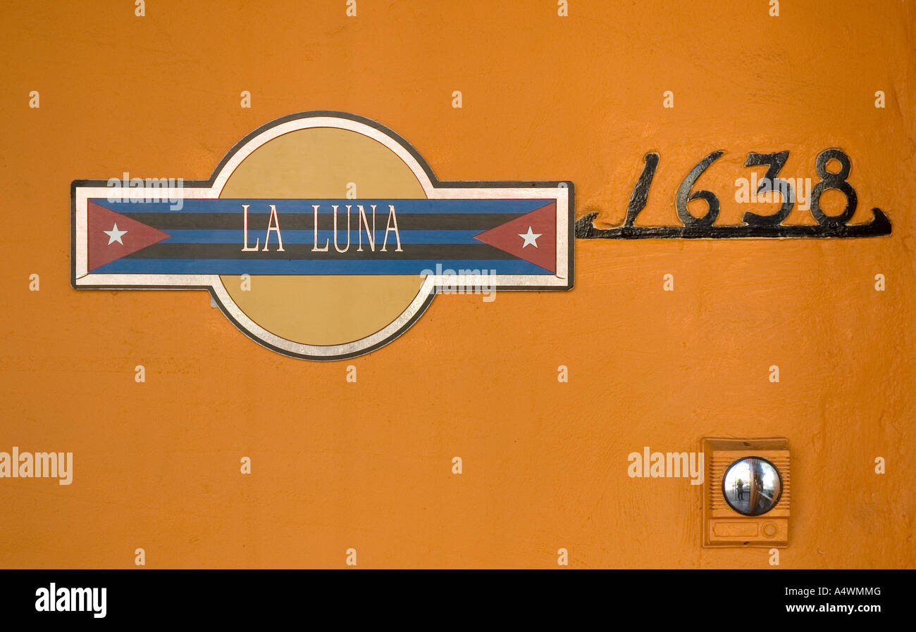 Residential address in Little Havana Miami Florida Stock Photo Alamy