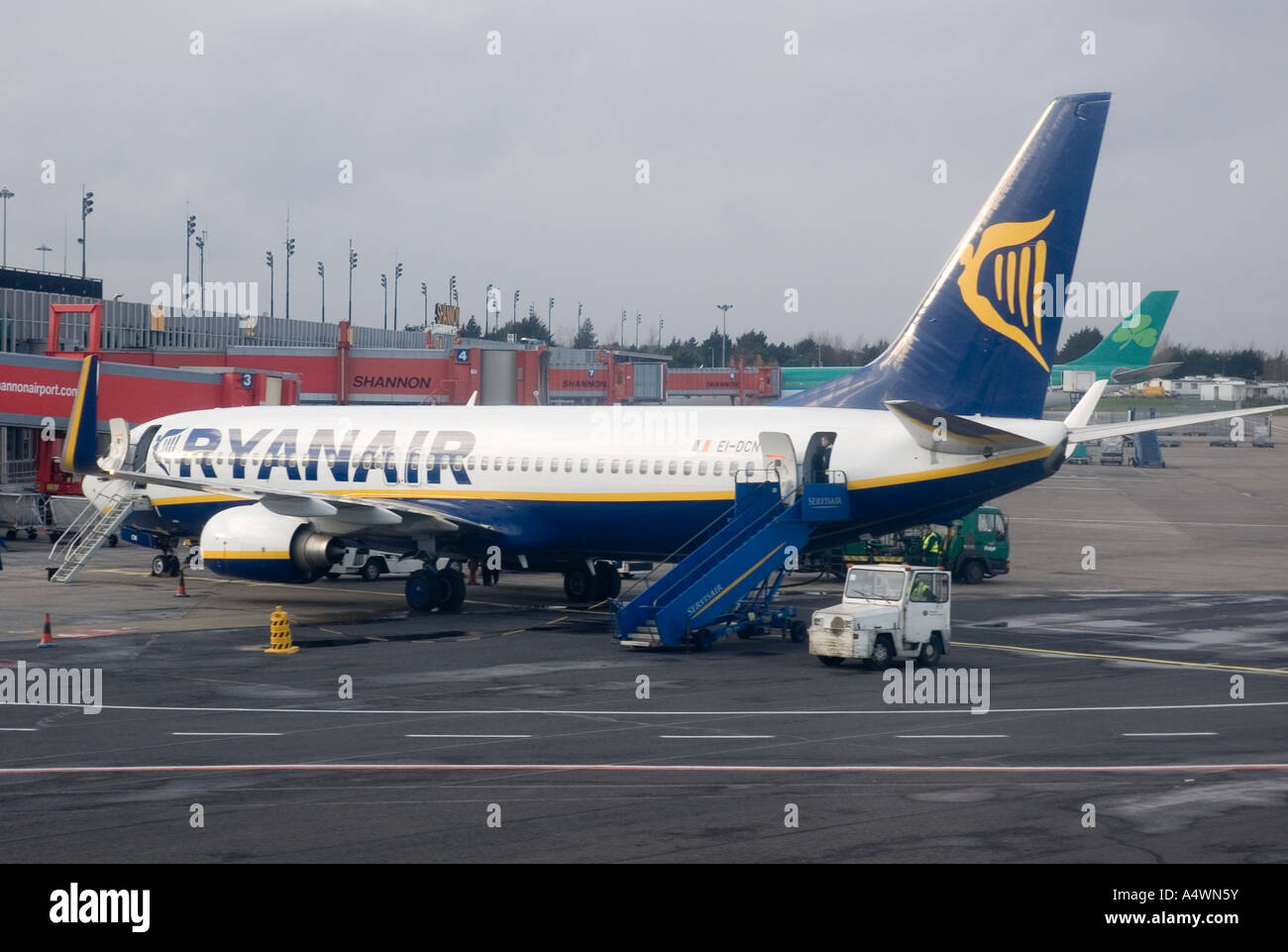 Ryan Air carrier at Dublin Airport Ireland Stock Photo Alamy