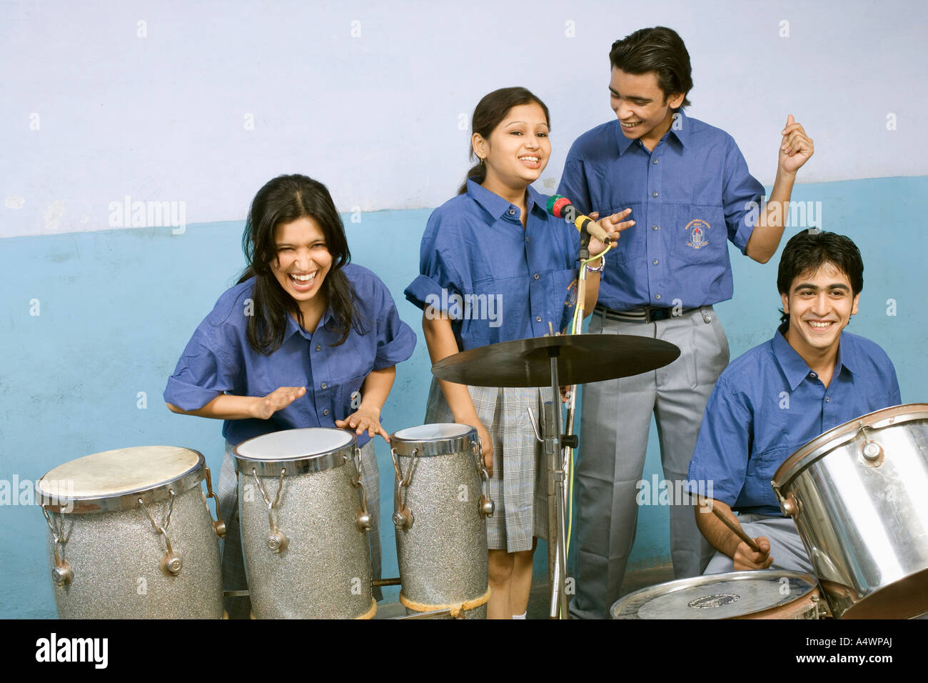 Playing percussion instruments hires stock photography and images Alamy