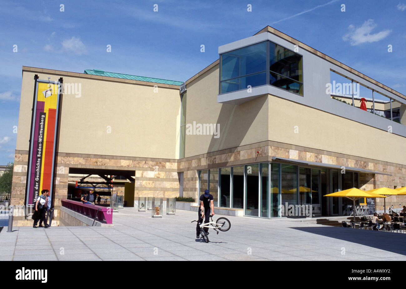 Museum Haus der Geschichte Stuttgart Baden Wuerttemberg  Germany Stock Photo