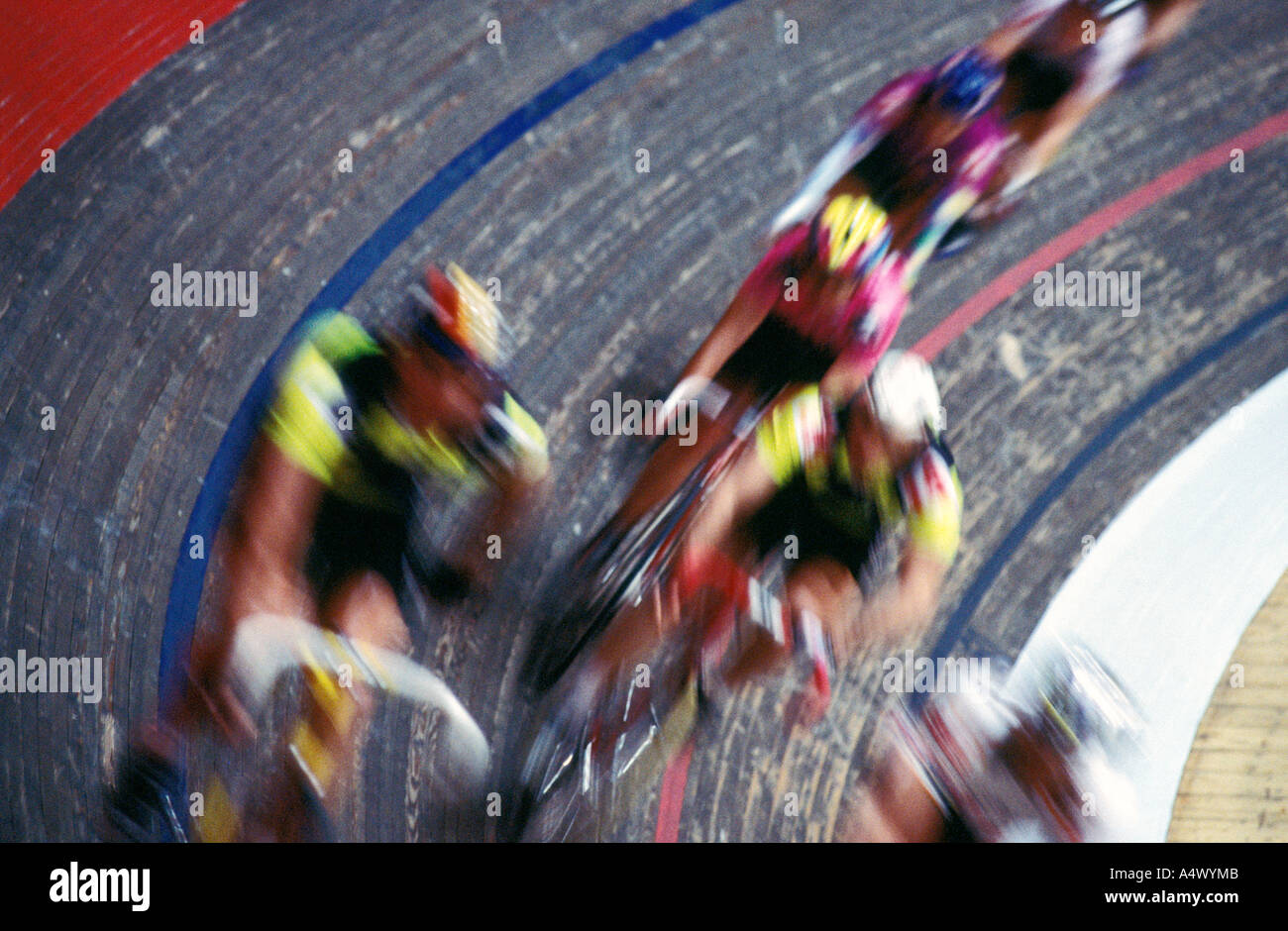 Indoor cycle race Sechs Tage Rennen at Stuttgart Baden Wuerttemberg Germany Stock Photo
