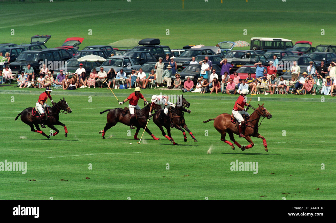 Polo at Cowdray park West Sussex UK Stock Photo