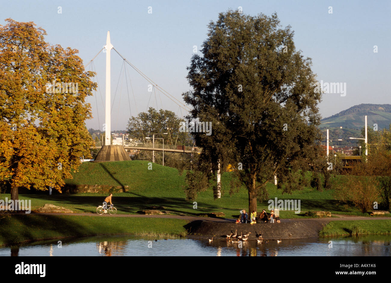 Park Unterer Schlossgarten at Stuttgart Baden Wuerttemberg Germany ...