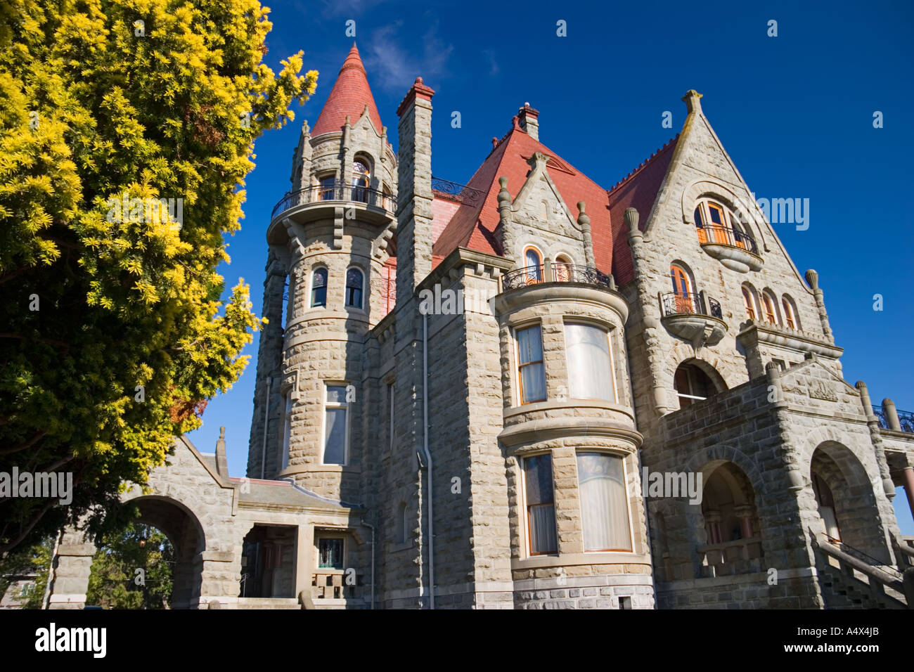 Craigdarroch Castle, Victoria, Vancouver Island, British Columbia, Canada Stock Photo