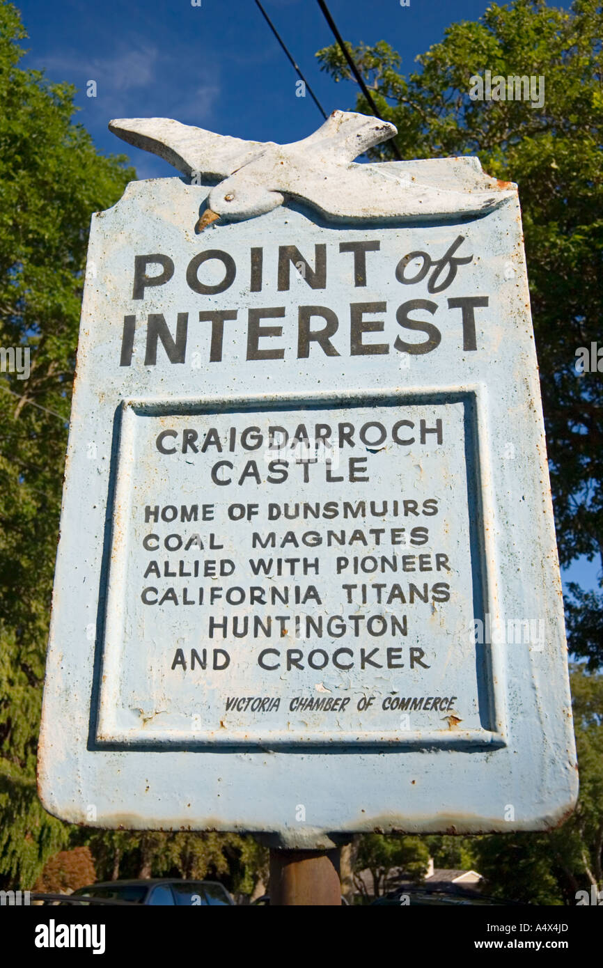Craigdarroch Castle, Victoria, Vancouver Island, British Columbia, Canada Stock Photo