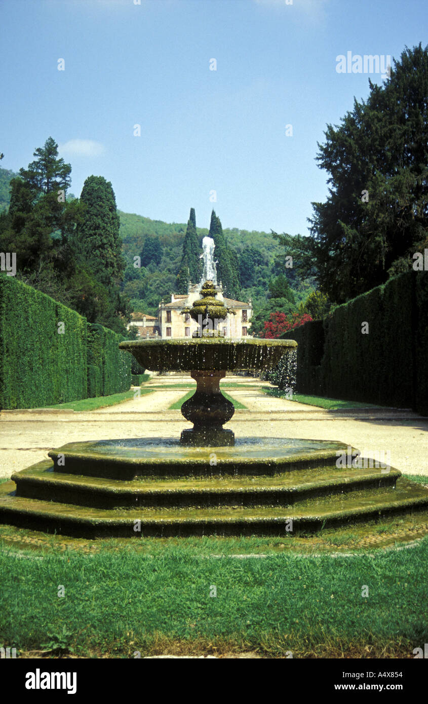 Garden Barbarigo Pizzoni Ardemani Stock Photo