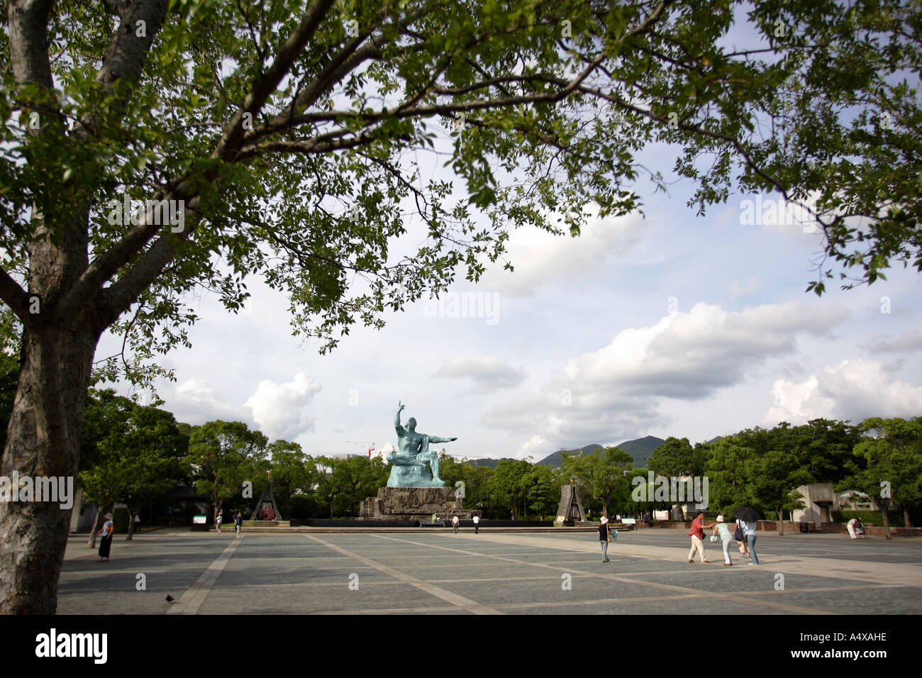 Peace Statue, Peace Park, Nagasaki, Japan Stock Photo Alamy