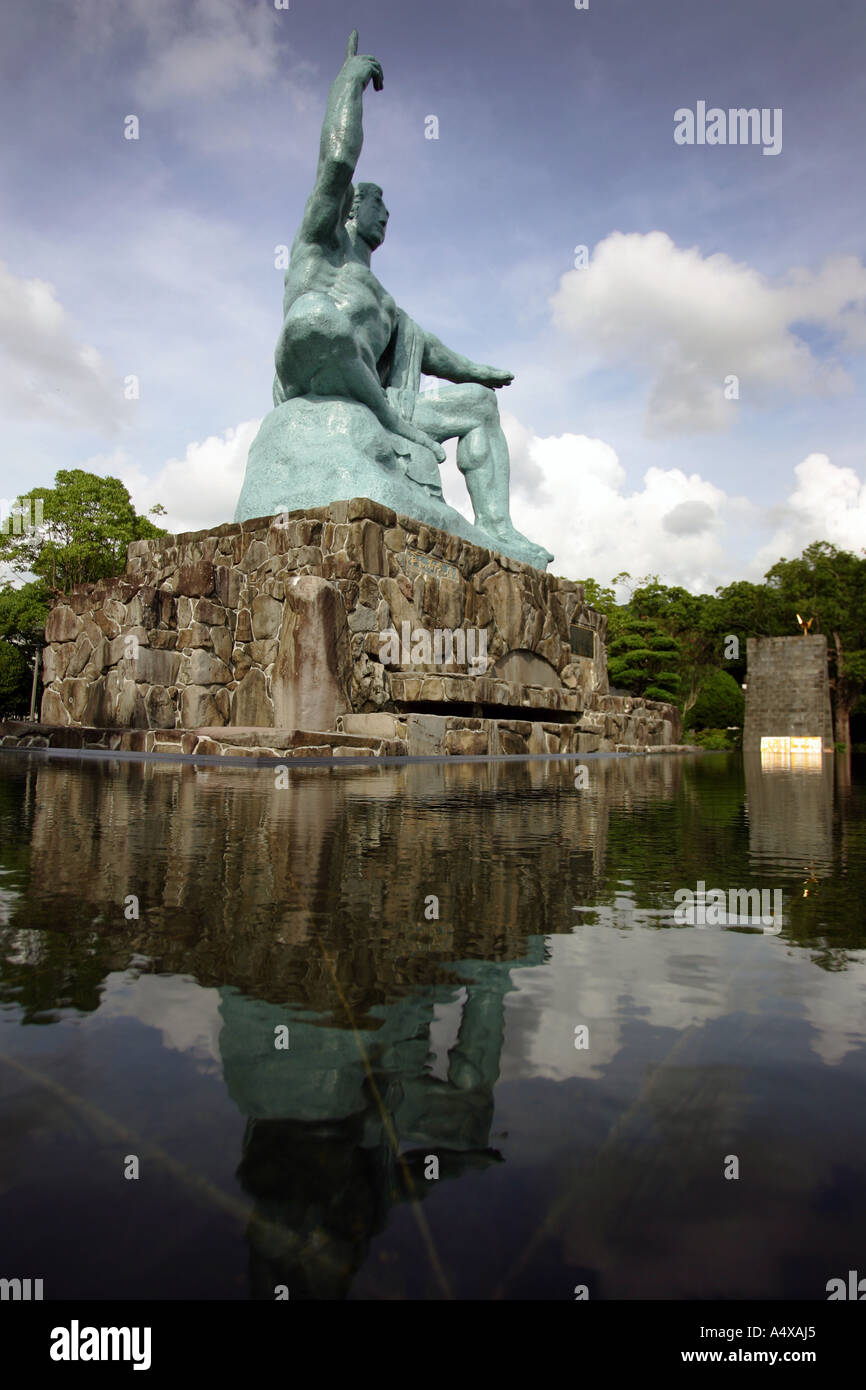 Peace Statue, Peace Park, Nagasaki, Japan Stock Photo Alamy