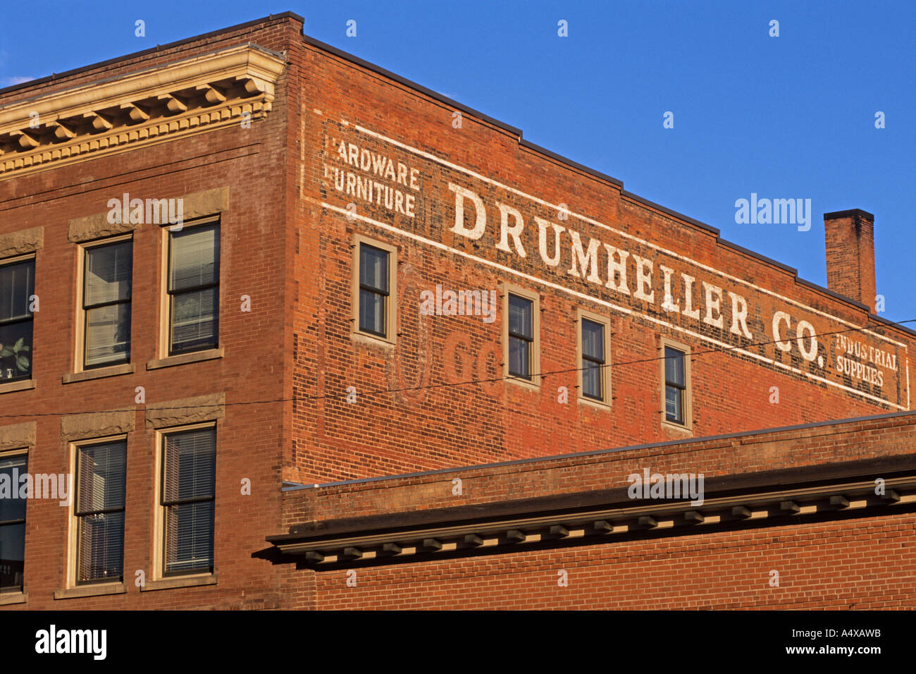 Historic Drumheller building Stock Photo Alamy