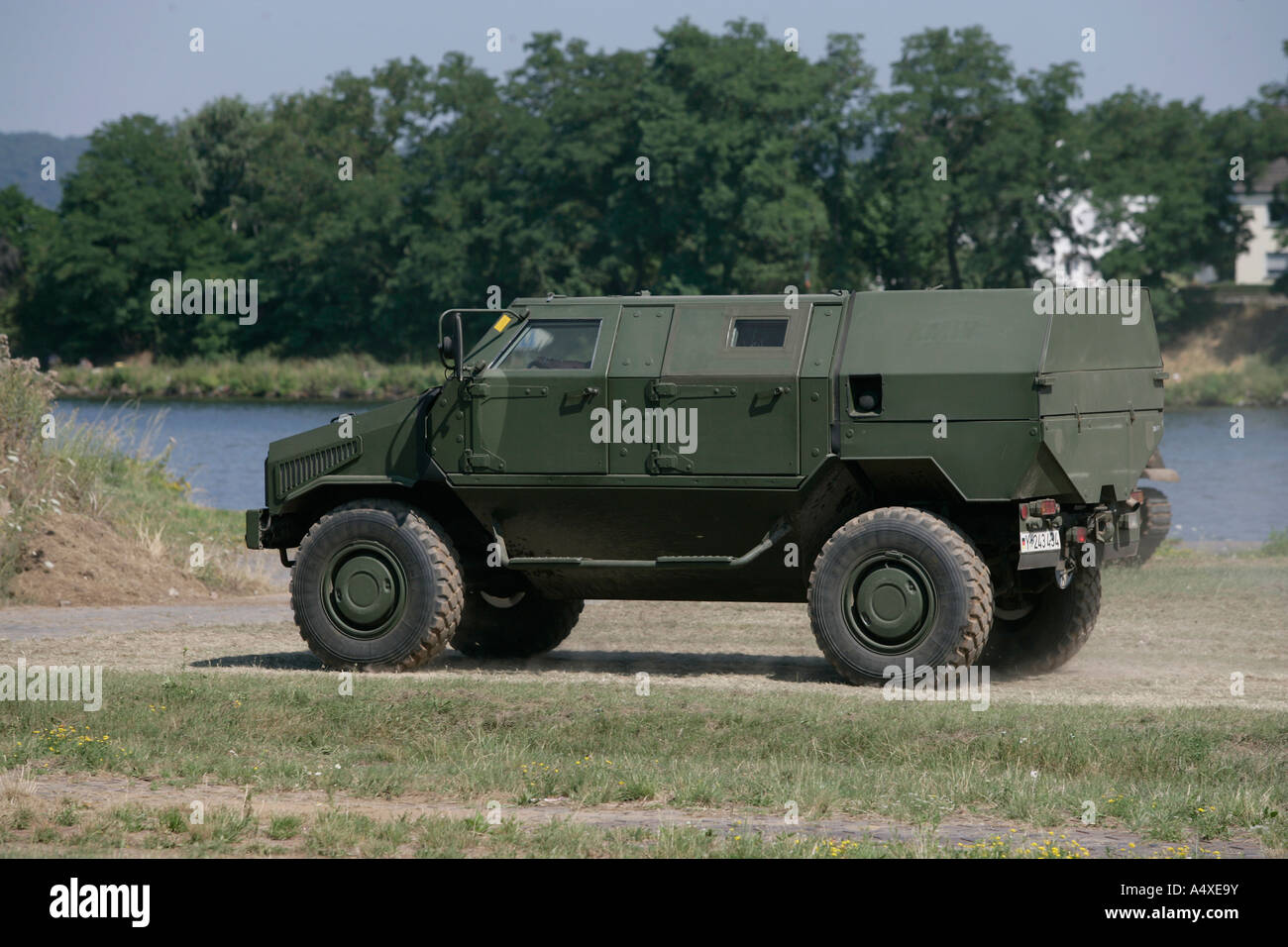 Mine-protected multi-purpose-transportation vehicle 'Dingo' of the german army 'Bundeswehr' Stock Photo
