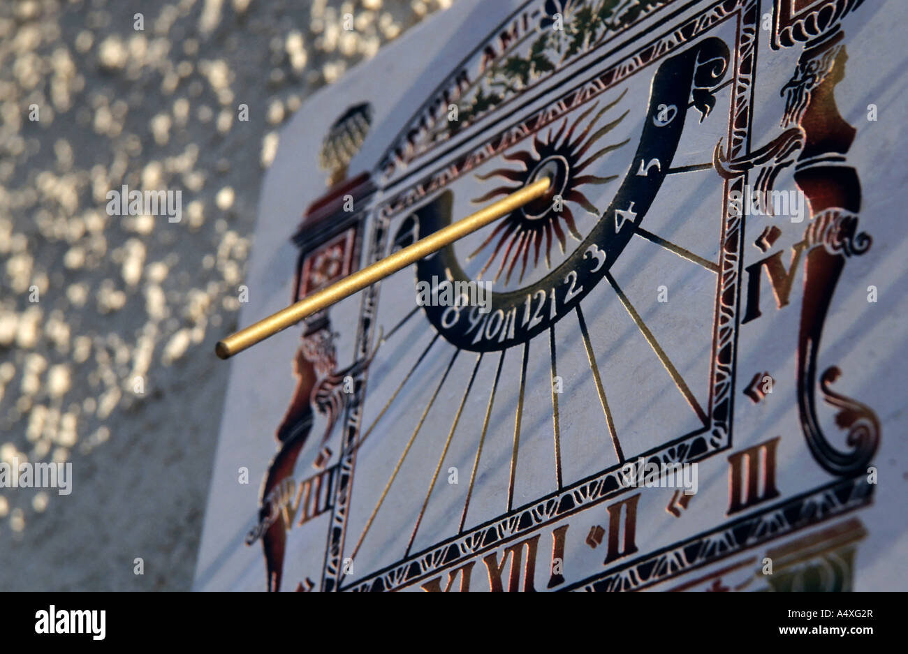 Sundial Numbers Old fashioned ornate provence hi-res stock photography and images - Alamy