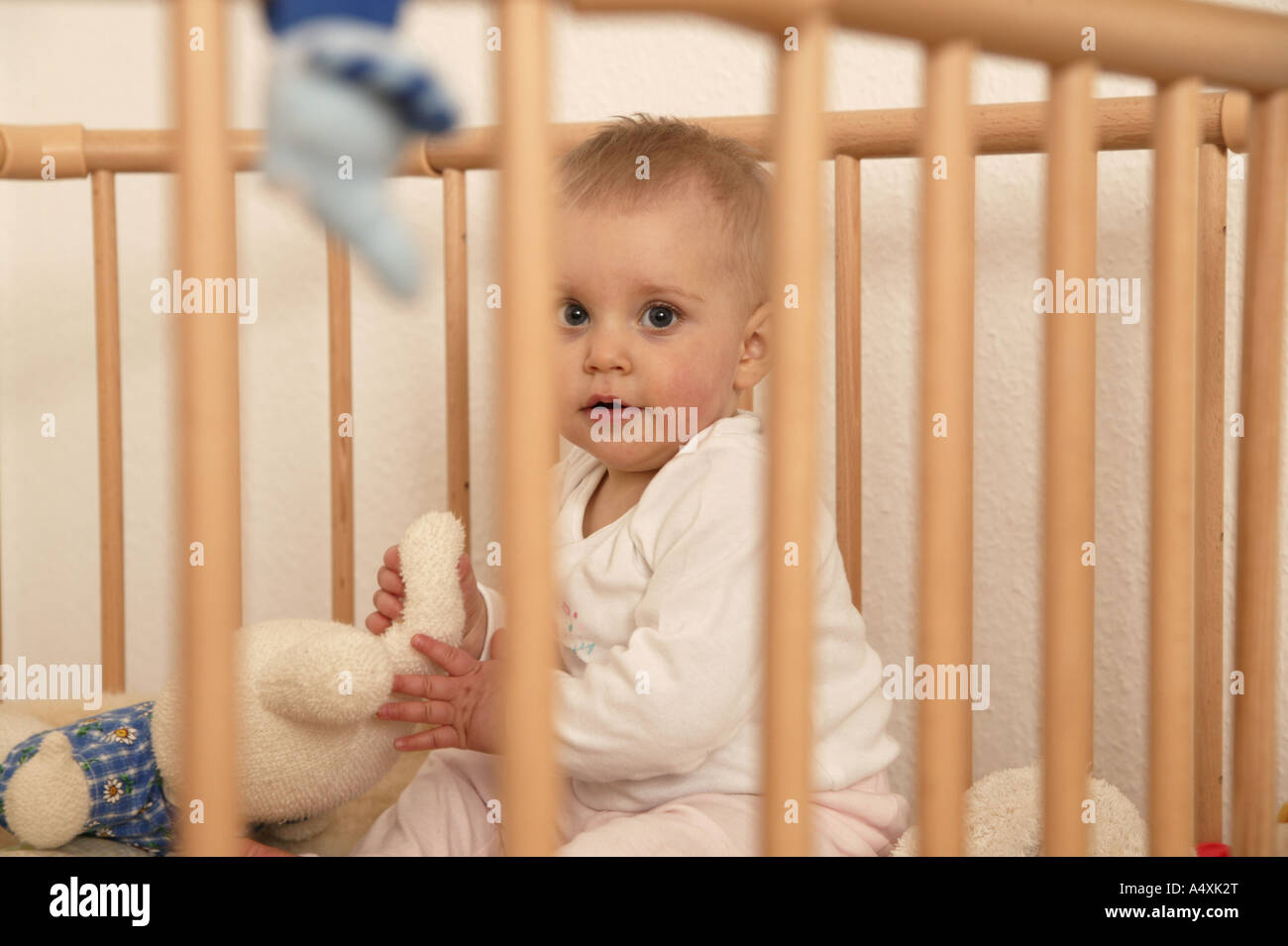 baby in playpen
