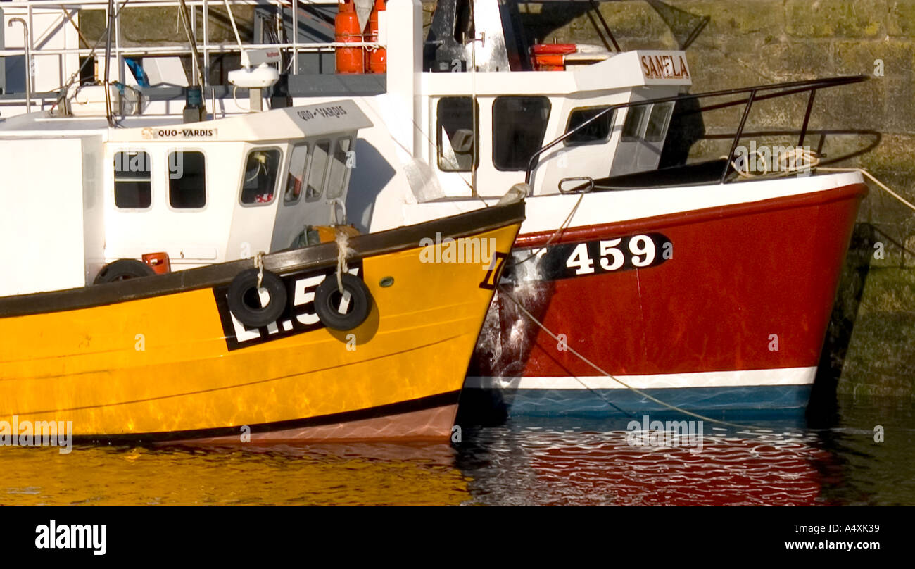 Fishing boats in Pittenweem Harbour Stock Photo - Alamy