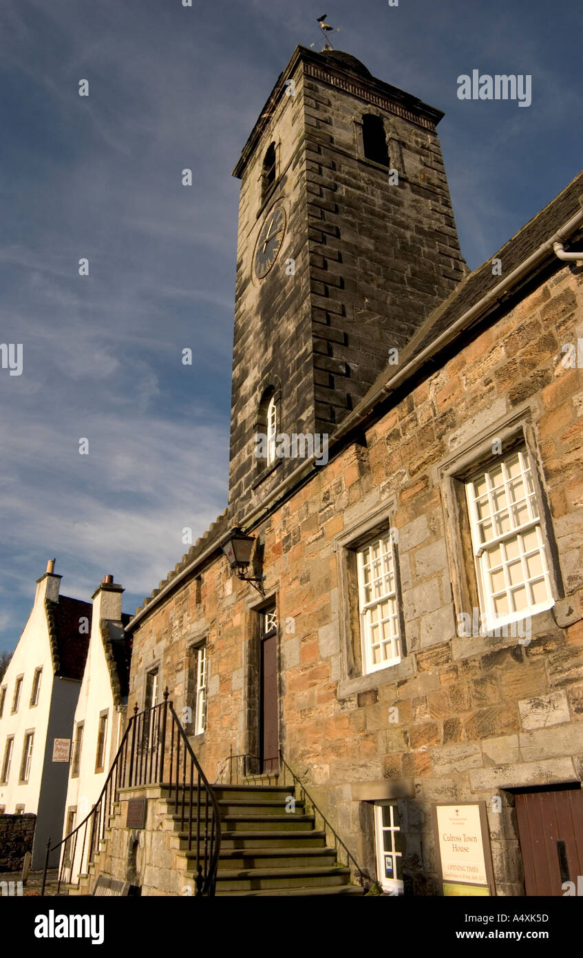 The Town House in the historical village of Culross, West Fife ...