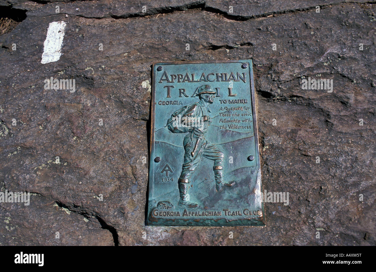 Chattahoochee N F GAThe First Trail Blaze And Southern Terminus Sign Of ...