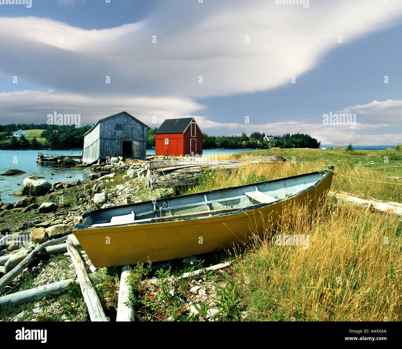 CA NOVA SCOTIA Broad Cove in Lunenburg County Stock Photo Alamy