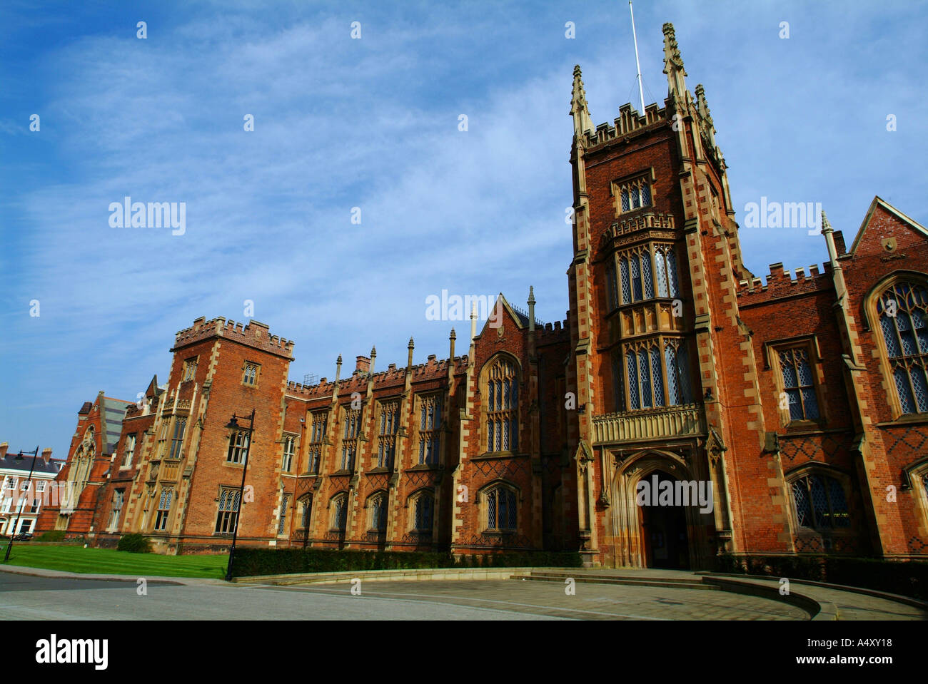 Belfast Northern Ireland Queens University Stock Photo