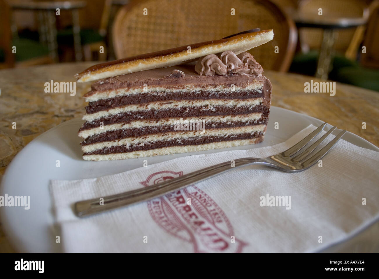 Dobos Cake Flagship Of Hungarian Confectionery At Gerbeaud House