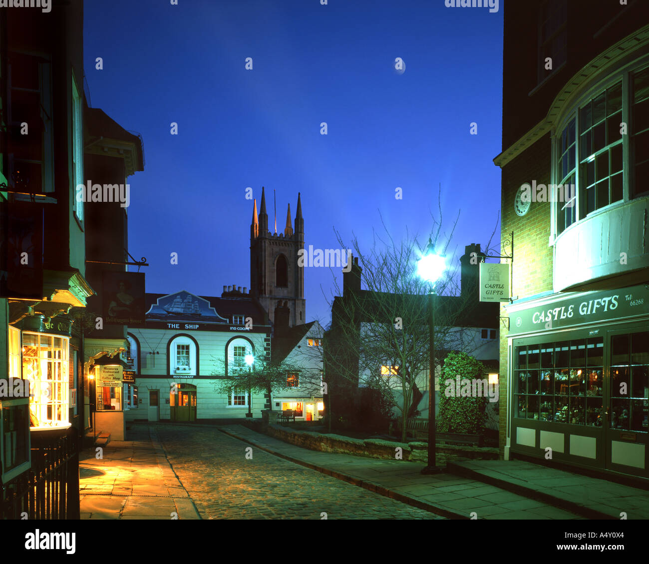 GB BERKSHIRE Church Street at Windsor Stock Photo Alamy