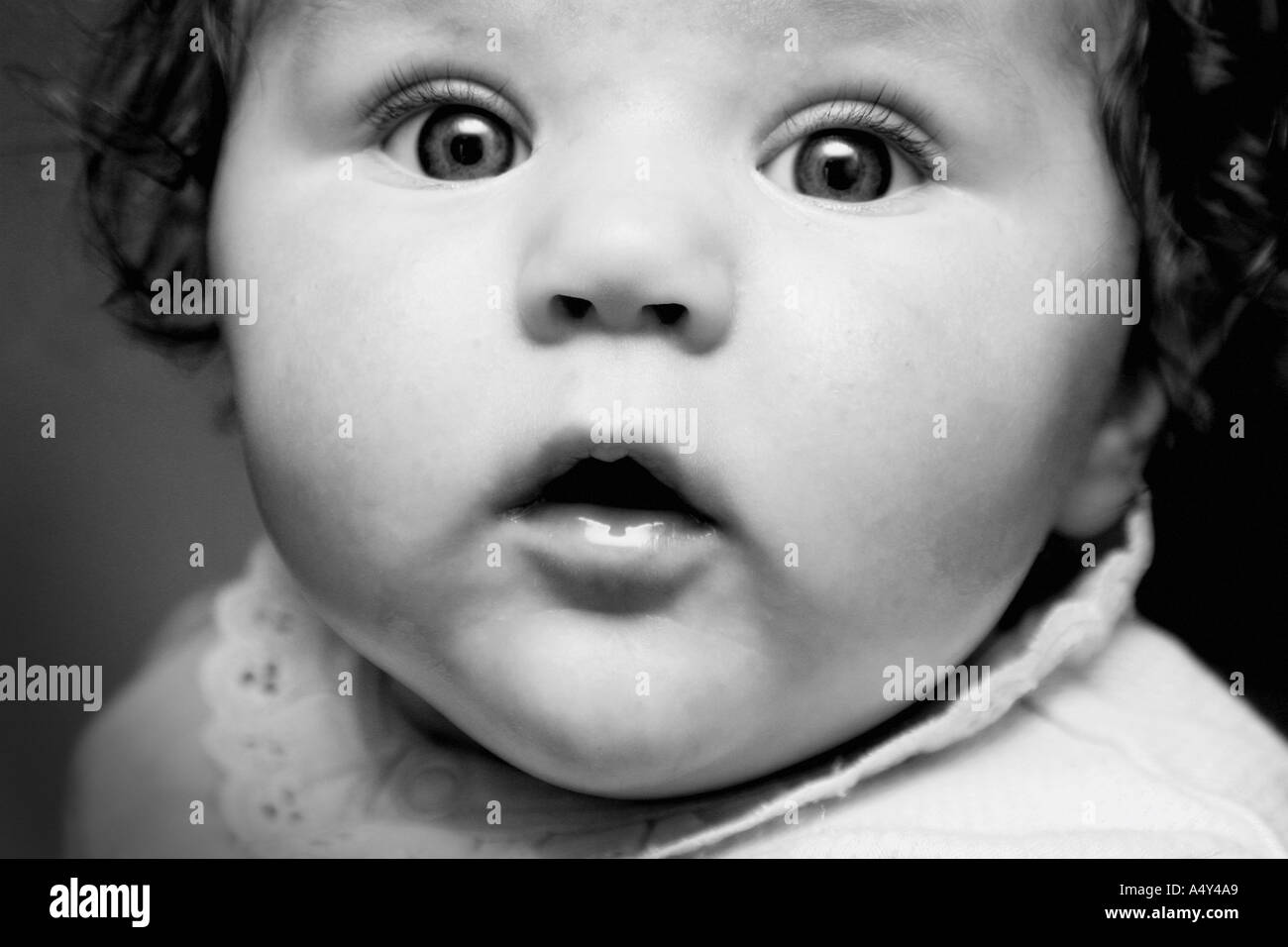 Big Baby Eyes Stock Photo Alamy