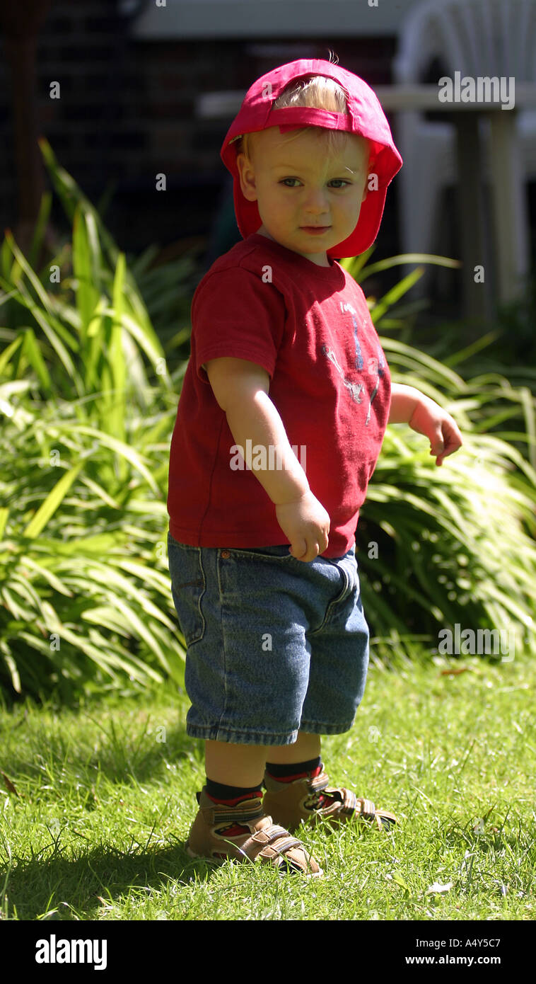 Boy wearing baseball cap hi-res stock photography and images - Alamy