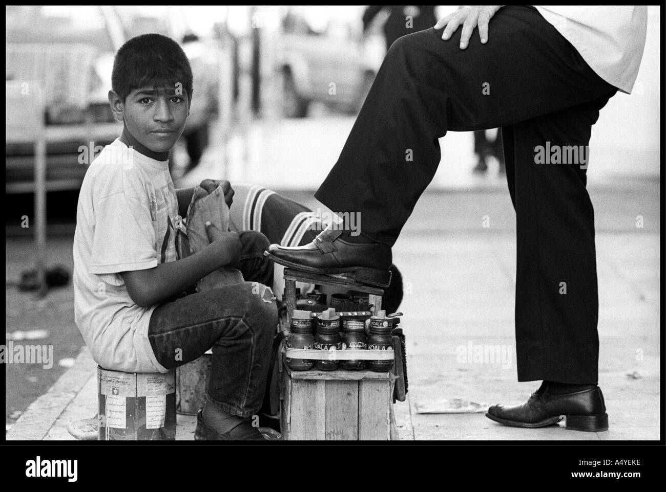 shoeshine boy