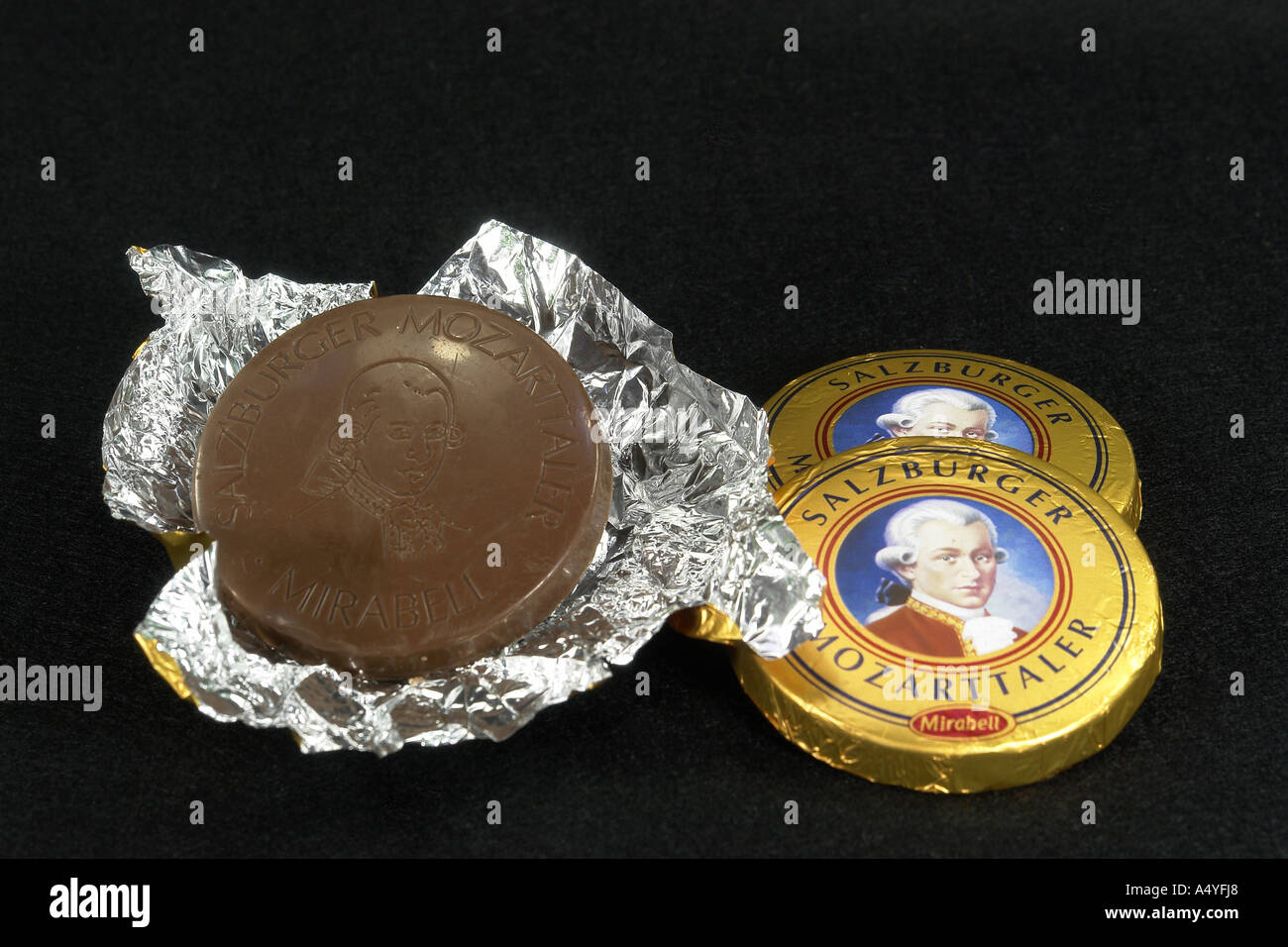 Mozart chocolates Stock Photo Alamy