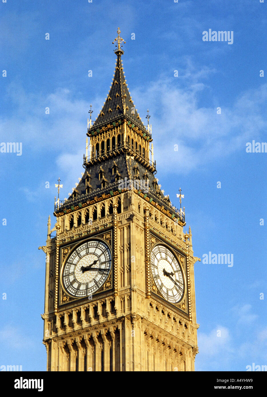 Top of Big Ben Stock Photo