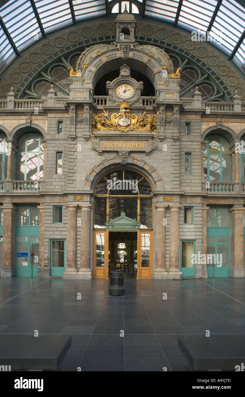 Antwerp railway station Stock Photo