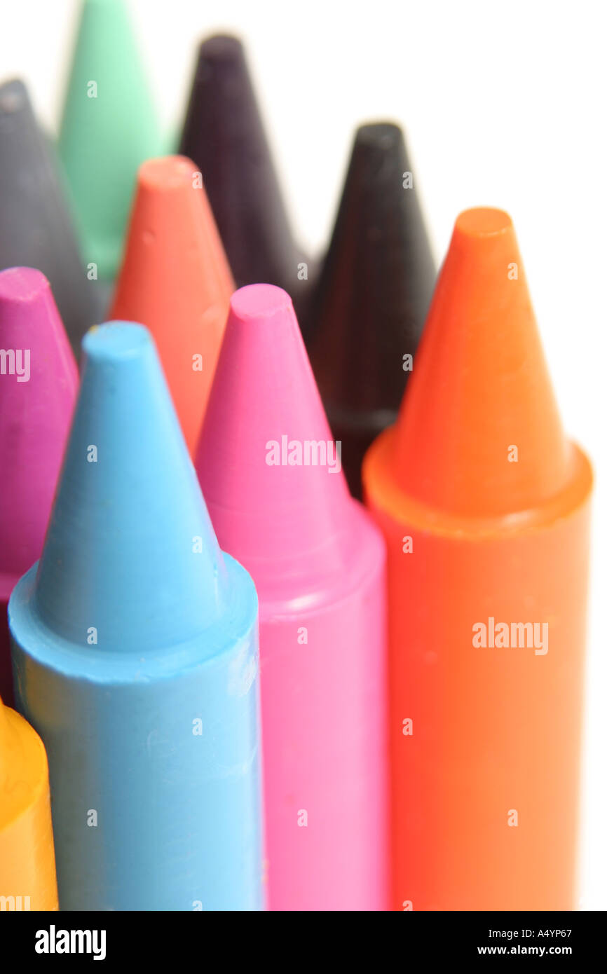 Crayola crayons white background hires stock photography and images