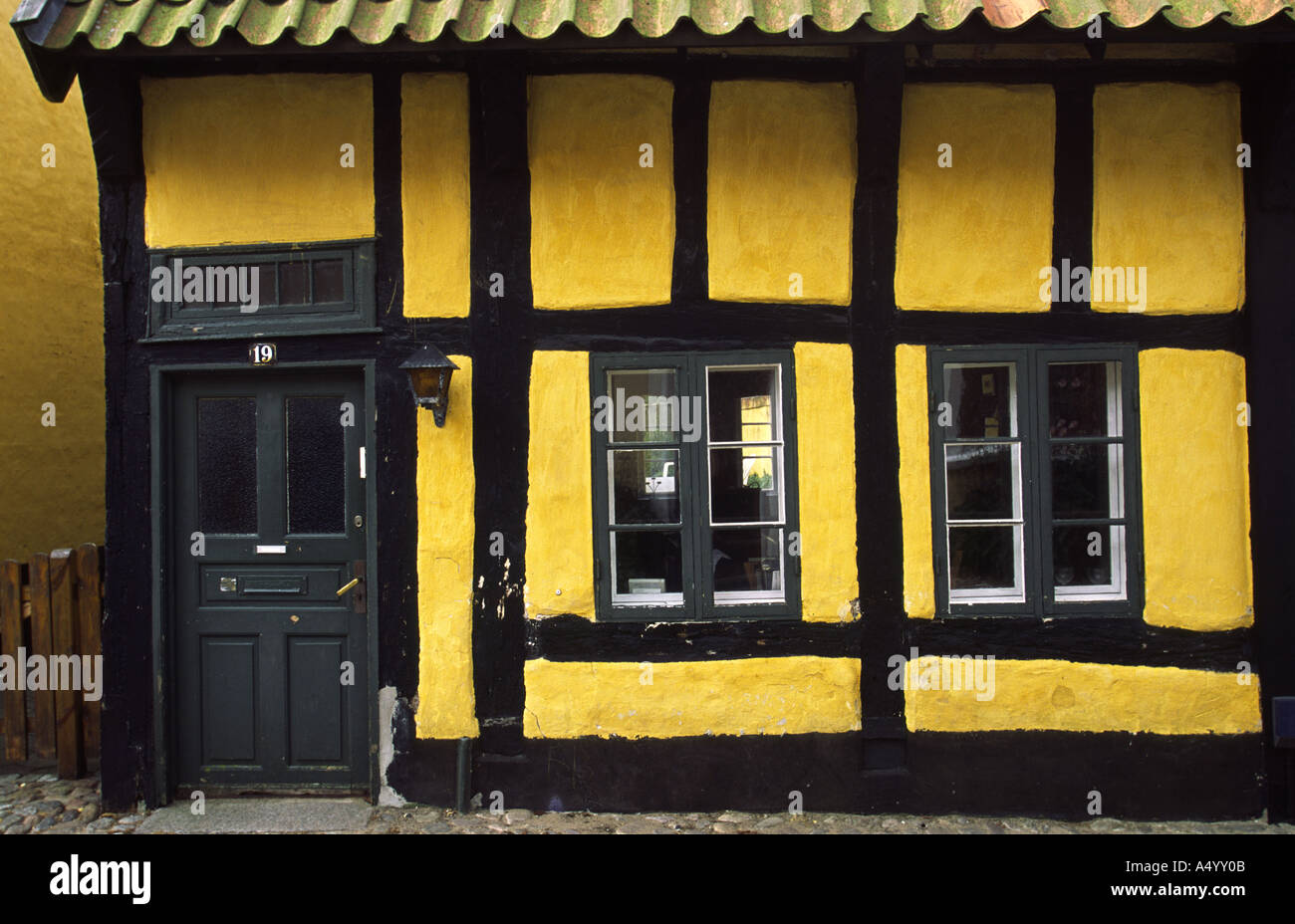 Residential Property Old Town Ribe Denmark Stock Photo Alamy