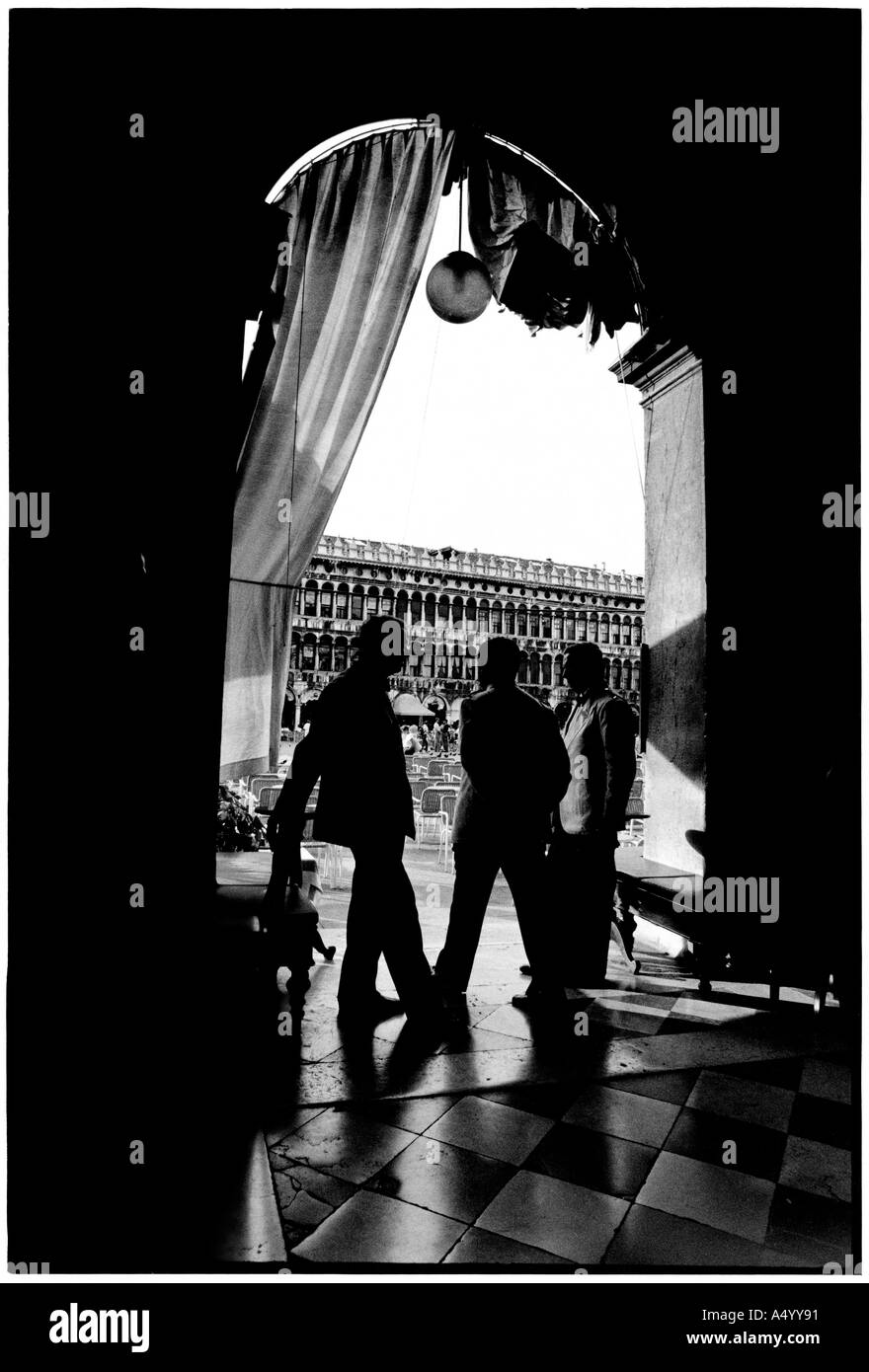 Cafe Florian ,St. Marks Square, Venice, Italy Stock Photo