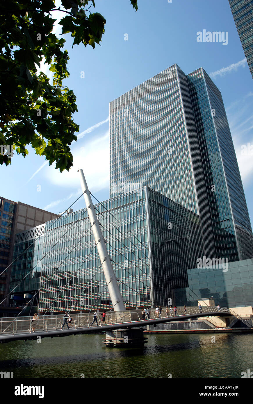 Canary Wharf buildings in Docklands London 17 July 2006 Stock Photo - Alamy