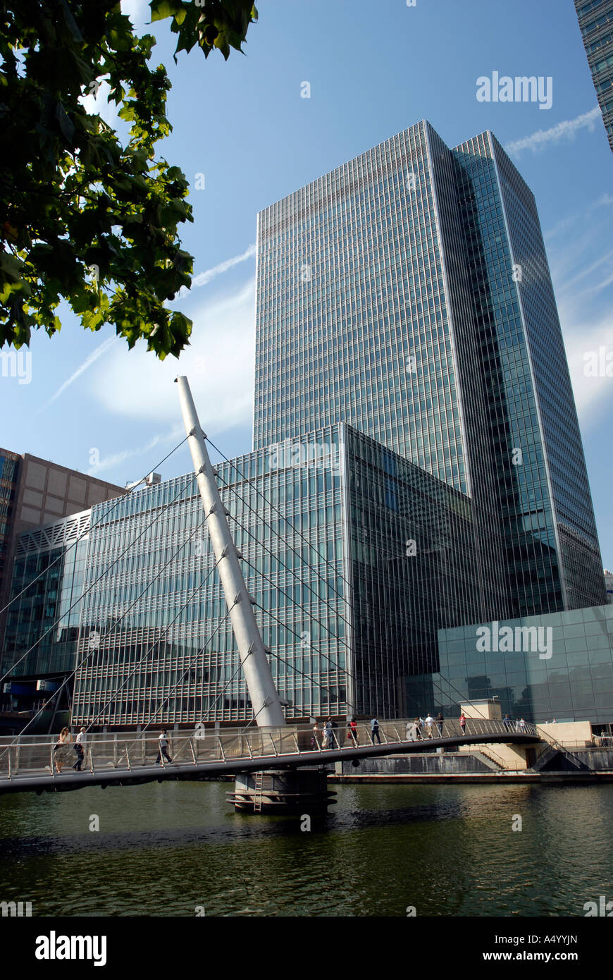 Canary Wharf buildings in Docklands London 17 July 2006 Stock Photo - Alamy
