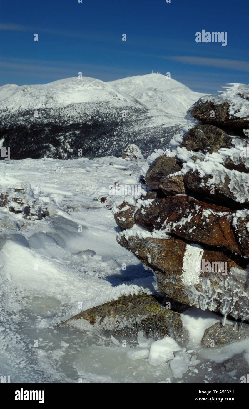 Mt Washington and a sunny winter day in New Hampshire s White Mountains ...