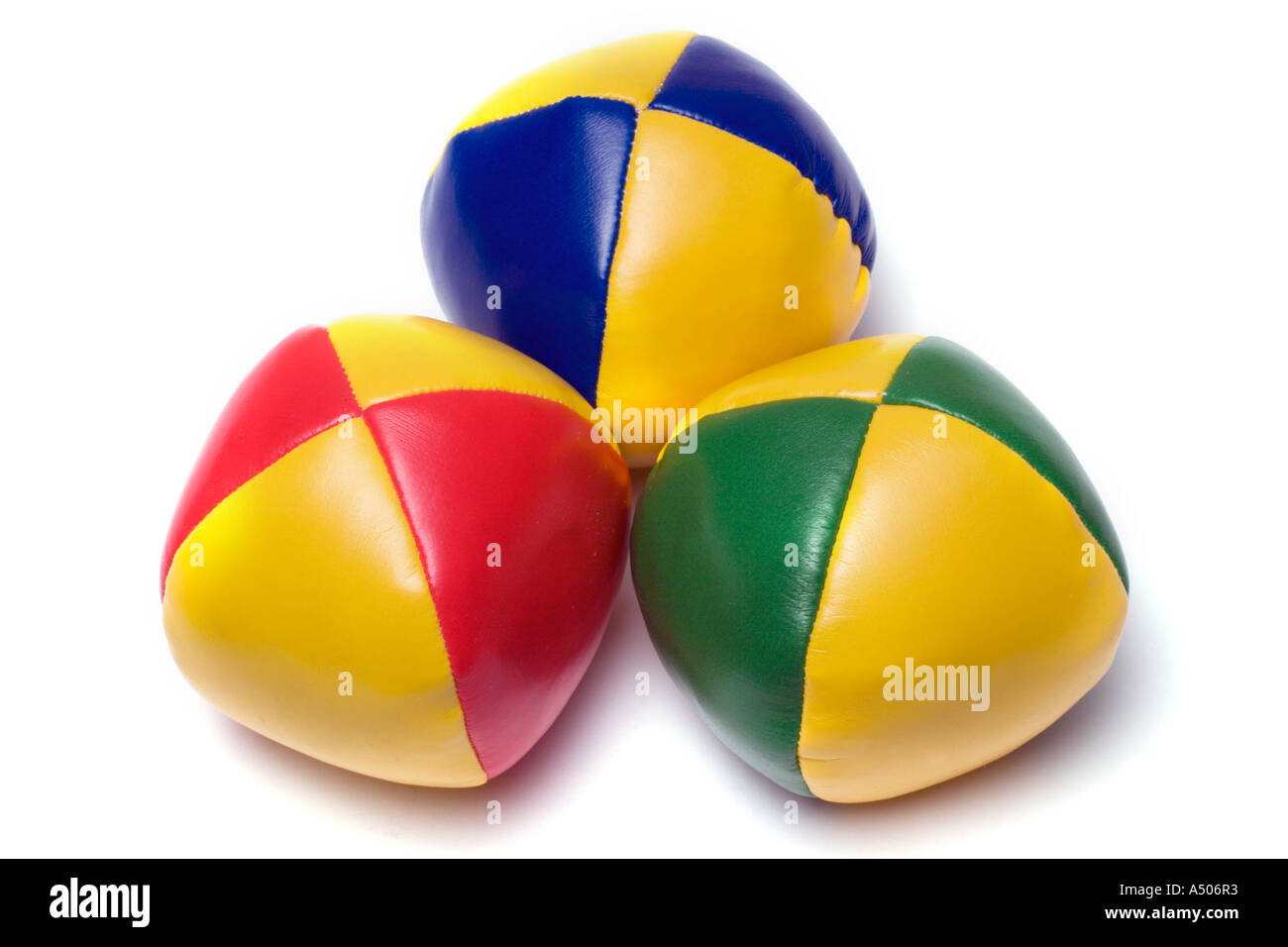 Juggling Balls on white background Stock Photo Alamy